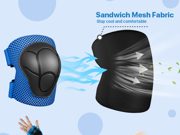 kids knee pads and elbow pads set