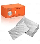 PINOZE 16 Gauge Stainless Steel Finish Nails, 2", 1000-Count 16GA Straight Finishing Nails, Assor...