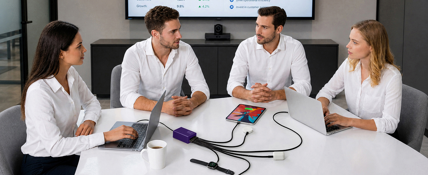 Works with laptops, phones, tablets, and more