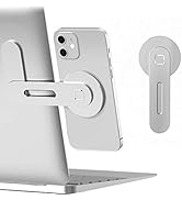 CloudValley Magnetic Phone Holder for Laptop, Adjustable Phone Monitor Side Mount for iPhone 14/1...