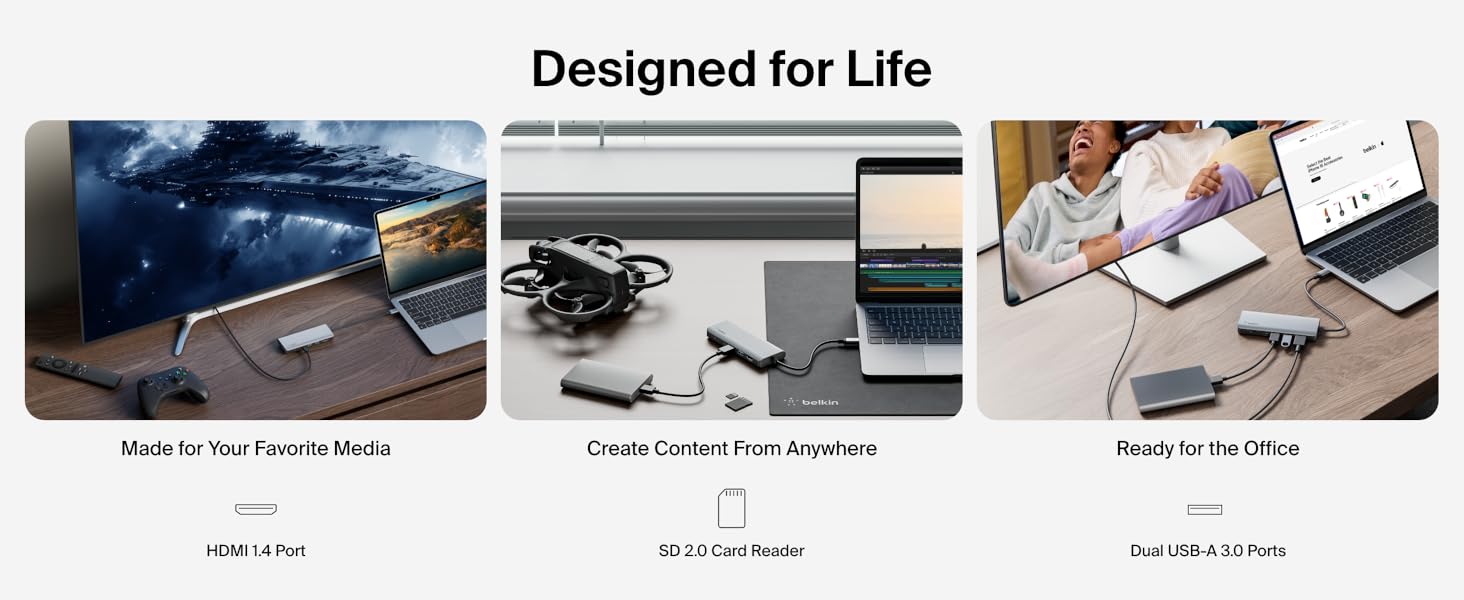 Belkin Connect 7-1 USB-C Multiport Hub