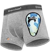 Davion Youth Boys Baseball Cup Underwear With Soft Protctive Athletic Cup for Baseball, Football ...