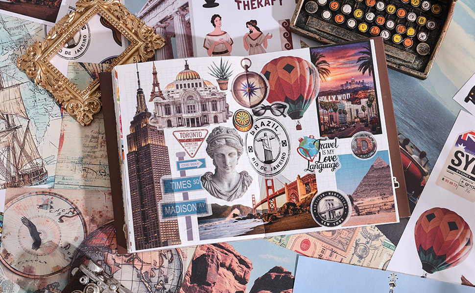 Travel sticker book