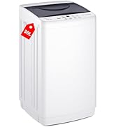 OLIXIS Portable Washing Machine, 7.7 lbs Full-Automatic Compact Laundry Washer, Stainless Steel D...