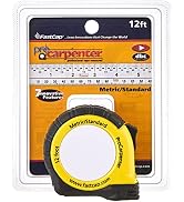 FastCap ProCarpenter Metric/Standard Measuring Tape - Ideal for Professionals and Home Improvemen...