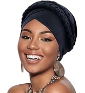 DRESHOW womens Pre-tied Cross Knot Hat