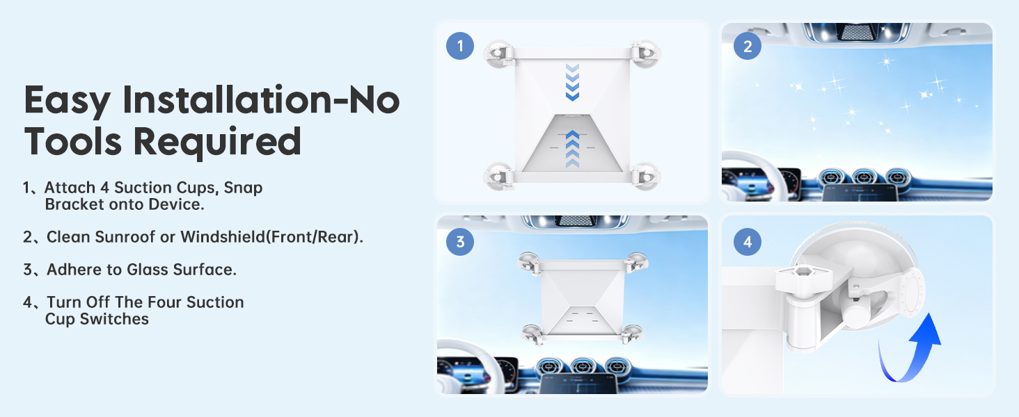 Suction Cup Mount for Starlink Mini & Mini X