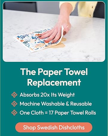 Swedish Dishcloth, reuable paper towels