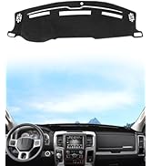 SKYLOTEC Dashboard Mats Dash Covers Pad Compatible with Dodge RAM 1500 2500 3500 2010-2018 Dash C...