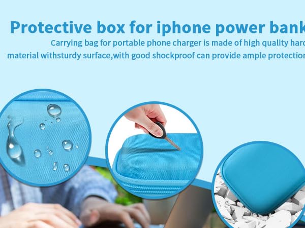 LOVELEDI charger power bank Travel Case