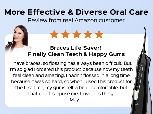 Selección de dientes dentales Flosser de agua Keep your teeth clean
