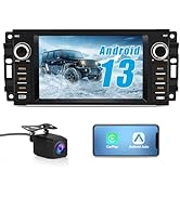 AWESAFE 5GWiFi Android 13 Car Radio for Dodge RAM 1500 2500 3500 2009 2010 2011 2012, Touch Scree...