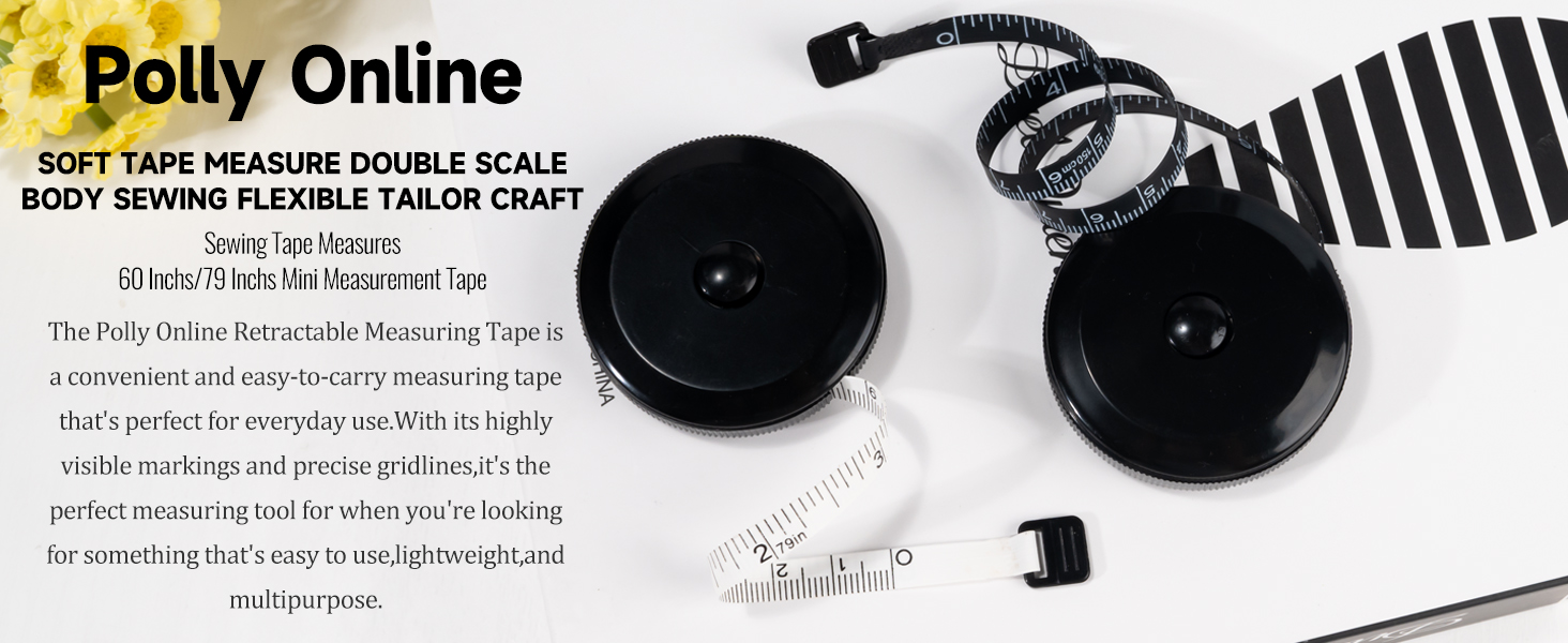 soft tape measure retractable measuring for body fabric sewing tailor