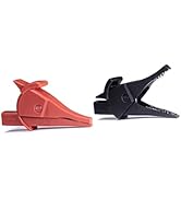 BOCEUC Multimeter Alligator Clips, Heavy Duty Alligator Clips Set Full Insulated with 4mm Banana ...