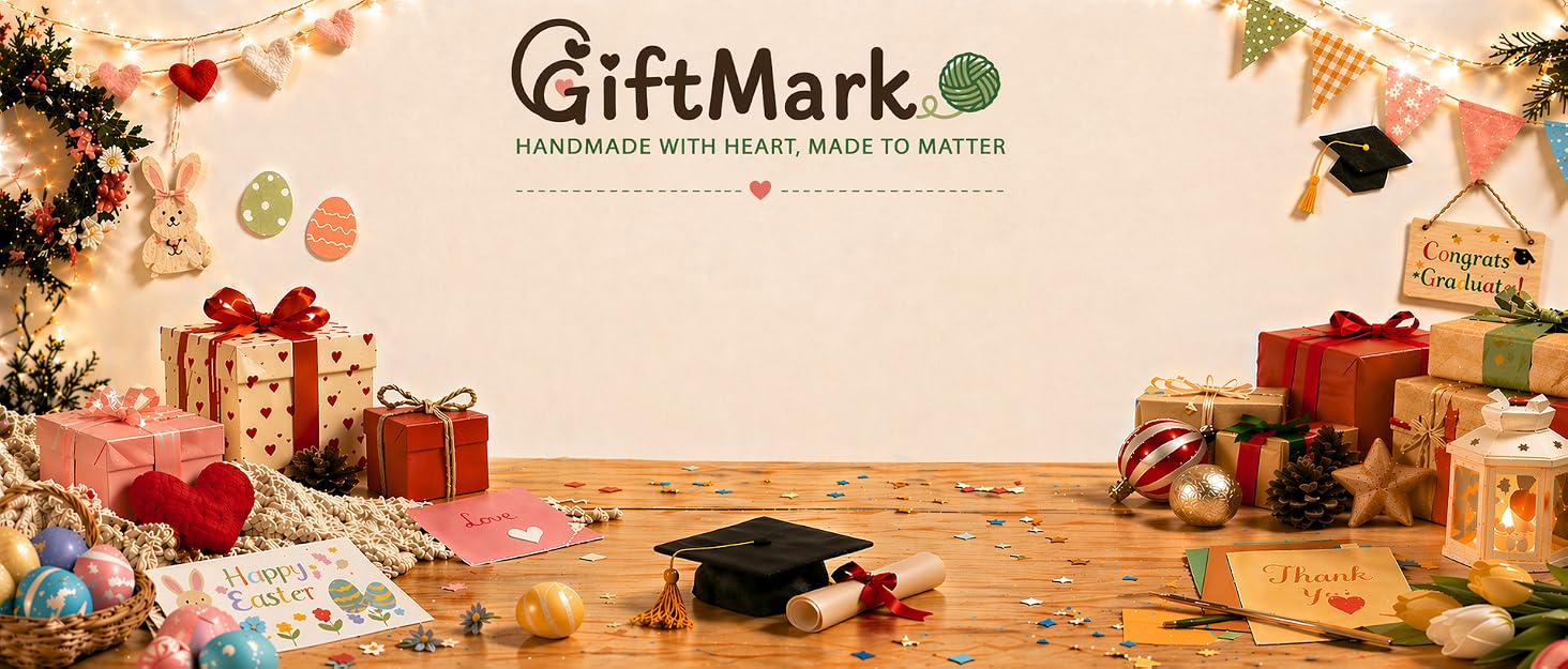GiftMark handmade crochet gift for mom dad girl boy