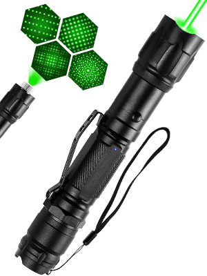 green flashlight