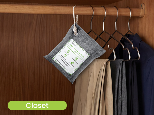 activated charcoal bags for closet wardrobe