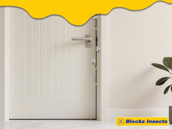 Gray foam wedge-shaped door seal