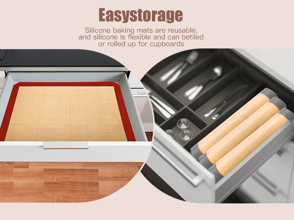 baking mats silicone for baking sheets
