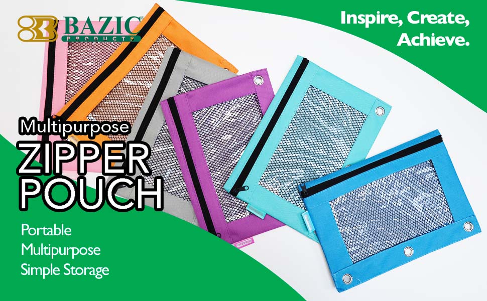 PENCIL POUCH pencil bag binder pouch