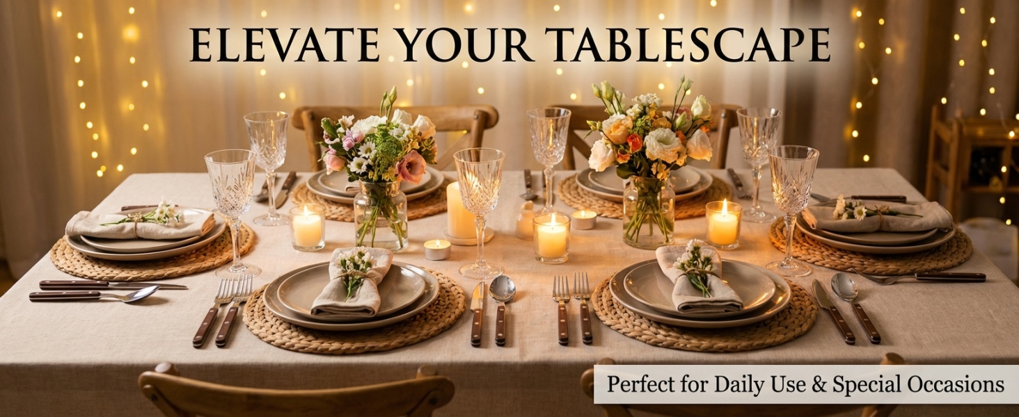Home Kitchen Flatware, Party Entertaining Cutlery, Family Dinner Silverware Flatware Cutlery set