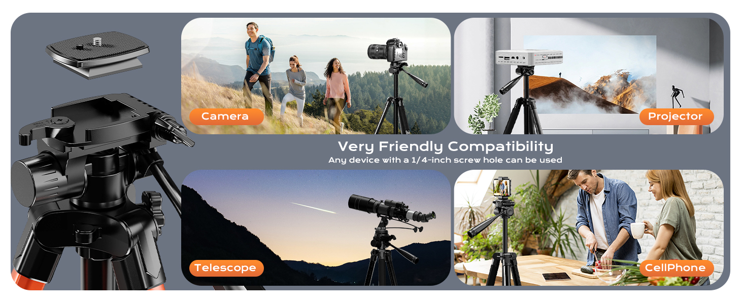 tripod with phone mount