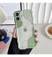DEFBSC for iPhone 17 Case, Cute Clear Wavy Art Design Aesthetic Pattern Phone Case for Women Girl...