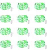 12 Pack Fairy Lights Battery Operated String Lights 7 Feet 20 Led Waterproof Christmas Lights Sil...