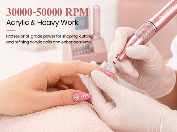Shaping & acrylic nail removal