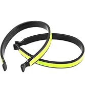 ZGLUZP 2 Pcs Cycling Trouser Clip Cycling Ankle Safety Band Reflective Bicycles Clip Pant Leg Cuf...