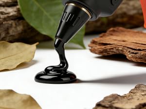 Black Hot Glue Sticks_CLEAN MELT, ZERO STRINGING