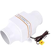 Amarine Made Marine Boat 12v Electric in Line Bilge Air Blower fan Boat Engine Blowers Marine Cab...