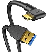 16ft USB-A to USB-C High-Speed Data Transfer Cable with Dual Magnetic Rings – Camera Connection C...