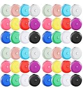 4 Pack Soft Retractable Measuring Tape,60-Inch 1.5 Meter Push Button Sewing Measurement Tape,Dual...