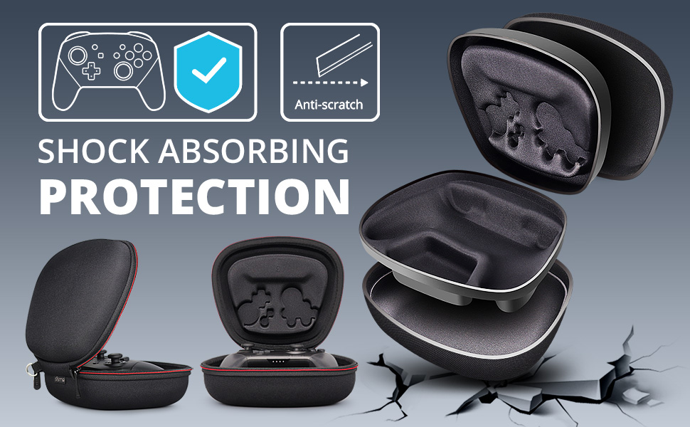 nintendo switch pro controller travel storage case