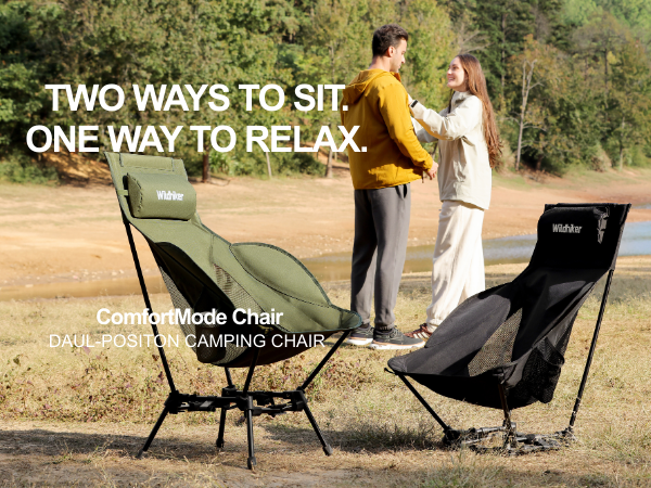Wildhiker high back camping chairs