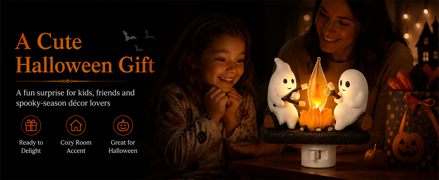 ghost campfire nightlight
