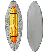Frelaxy 420D Kayak Cover, Heavy Duty Waterproof UV Resistant Kayak Covers for Outdoor Storage, Ul...