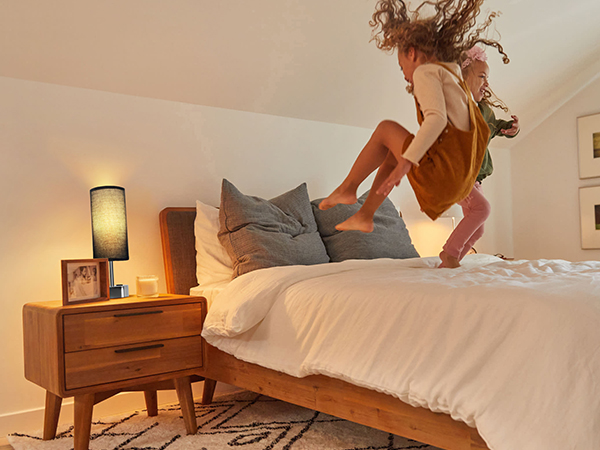 Bedside Lamp Touch Control Table Lamp with USB A+C Charging Ports 3-Way Dimmable Nightstand Lamp