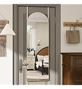 TinyTimes Over The Door Mirror, Door Mirror Full Length,Arch Mirror Full Length, 48"x14" Mirror F...