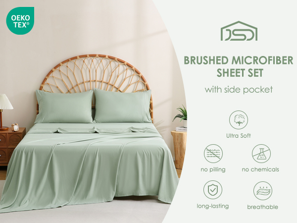 Sateen Cotton Sheet Set