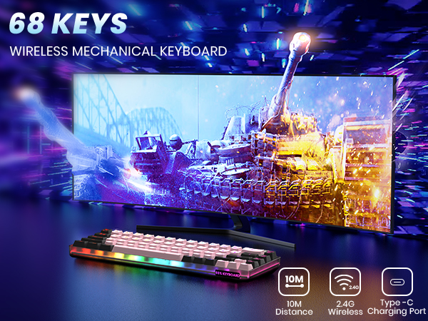 wired gaming keyboard