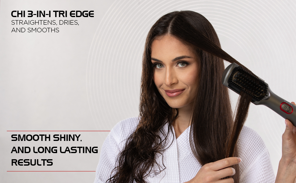 CHI 3-in-1 TriEdge Heated Brush