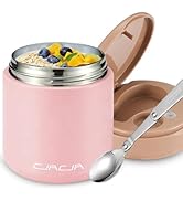 Thermo for Hot Food Kids - 15.2oz, Leak Proof Insulated Food Jar, Soup Thermo, Insulated Lunch Co...