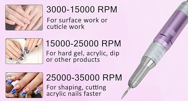 nail drill 35000 rpm