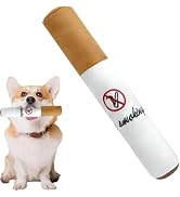 YuanHolumid 1Pc Cigarette Dog Toy, Squeaky Dog Toy, Fun Novelty, Squeaky Cigar, Interactive Cigar...
