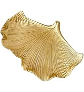 Pewery Jewelry Dish, Resin Small Leaf Shaped Ring Holder Jewelry Organizer, Trinket Dish Mini Tra...