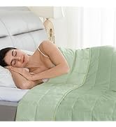 Weighted Blankets for Adults, 15lbs Weighted Blankets Twin Size -Breathable, Soft, Silky, Cooling...
