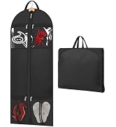 MISSLO 60" Dress Bags for Gowns Long with 4 Large Pockets Garment Bags for Travel for Women Heavy...