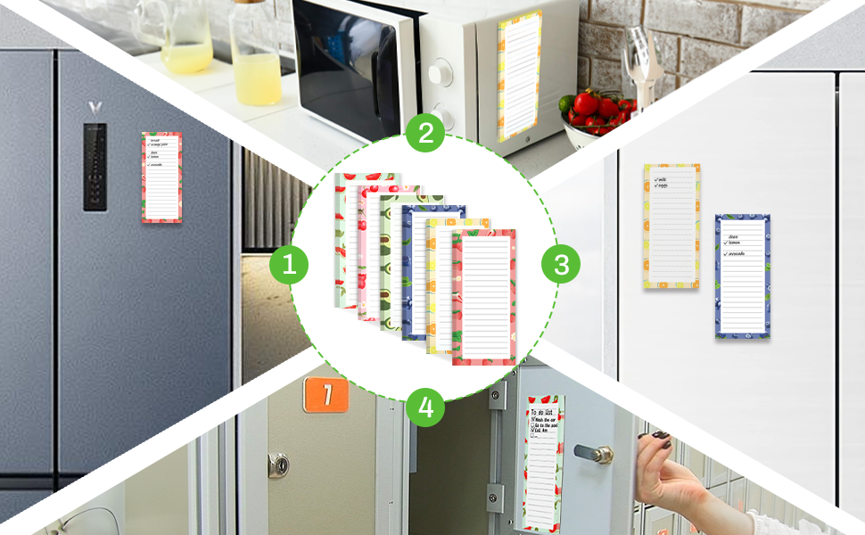 Magnetic Notepads for Refrigerator